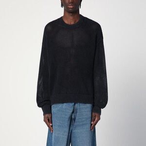 REPRESENT Men's Mesh Knit Sweater Men BLACK Sweaters & Cardigans